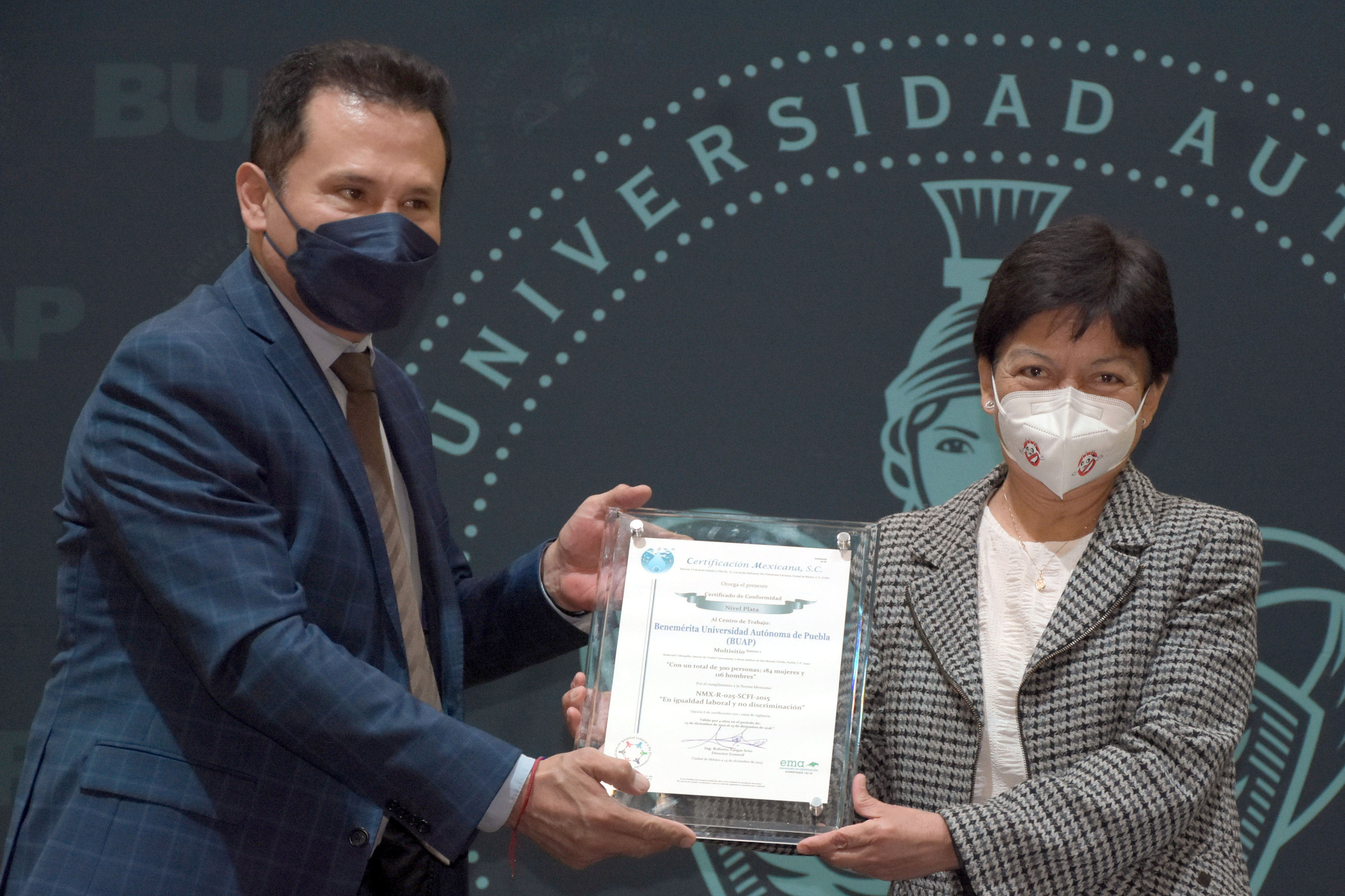 La BUAP Recibe Certificado De Conformidad Nivel Plata Por El ...